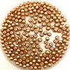 Honey Gold 3mm Glass Pearls