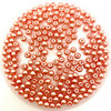 Peach 3mm Glass Pearls