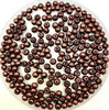 Mahogany Brown 4mm Glass Pearls