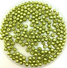 Olive Green 4mm Glass Pearls