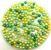 Spring Tones Mix 4mm Glass Pearls