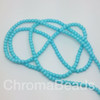 Sky Blue Opaque 4mm Glass Pearls