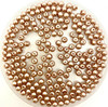 Cafe Latte 4mm Glass Pearls