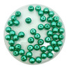 Sea Green 6mm Glass Pearls