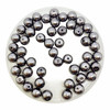 Grey 6mm Glass Pearls