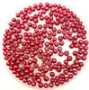 Ruby Red 8mm Glass Pearls