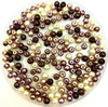 Coffee Shades 8mm Glass Pearls