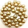 Champagne 10mm Glass Pearls
