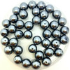Grey 10mm Glass Pearls