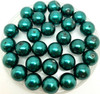 Evergreen 12mm Glass Pearls