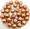 Butterscotch 12mm Glass Pearls