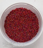 Crimson Opaque Rainbow 11/0 seed beads