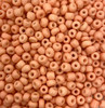 Peach Opaque 6/0 seed beads