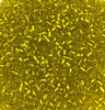 Yellow Silver-Lined 6/0 seed beads