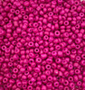 Shocking Pink Opaque 6/0 seed beads