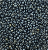 Black Opaque Lustered 6/0 seed beads