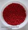 Red Matte Opaque 6/0 seed beads