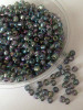 Grey Metallic Rainbow 6/0 seed beads