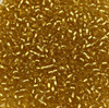 Gold Silver-Lined 8/0 seed beads