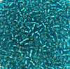 Teal Silver-Lined 8/0 seed beads