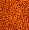 Orange Opaque 8/0 seed beads