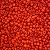 Red Opaque 8/0 seed beads