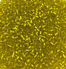 Yellow Silver-Lined 8/0 seed beads