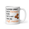 Can't survive on chocolate alone - white mug