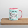 In my dreams - Mug with Colour Inside