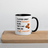 Cannot live by chocolate alone - Mug with Colour Inside