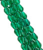 15mm x 10mm glass faceted tear drop beads (briolettes) pack of 24 beads - TEAL