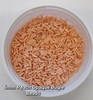 50g glass bugle beads - Peach Opaque - approx 6mm