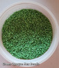 50g glass HEX seed beads - Green Opaque - size 11/0 (approx 2mm)