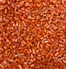 50g glass HEX seed beads - Orange Opaque Lustred - size 11/0 (approx 2mm)