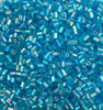 50g glass HEX seed beads - Turquoise Rainbow, size 11/0 (approx 2mm)