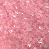 50g glass HEX seed beads - Pink Rainbow, size 11/0 (approx 2mm)