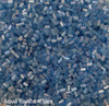 50g glass HEX seed beads - Aqua Rainbow, size 11/0 (approx 2mm)