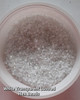 50g glass HEX seed beads - White Transparent Lustred - size 11/0 (approx 2mm)