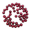 Burgundy 6mm Glass Pearls