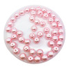 Pastel Pink 6mm Glass Pearls