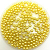 Yellow 4mm Glass Pearls