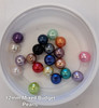12mm budget Glass Pearls - Mixed (60 beads)