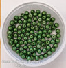 8mm budget Glass Pearls - Dark Olive (100 beads)