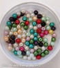 8mm budget Glass Pearls - Mixed (100 beads)