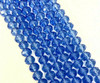 Tanzanite (light blue) 3x2mm Faceted Glass Rondelles