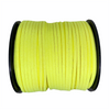 Acid Yellow Faux Suede Cord