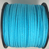 Bright Turquoise Faux Suede Cord