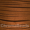 Chestnut Brown Faux Suede Cord