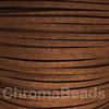 Chocolate Brown Faux Suede Cord