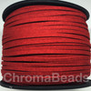 Red Faux Suede Cord